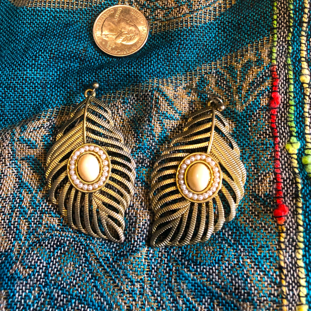 Statement Feather Earrings